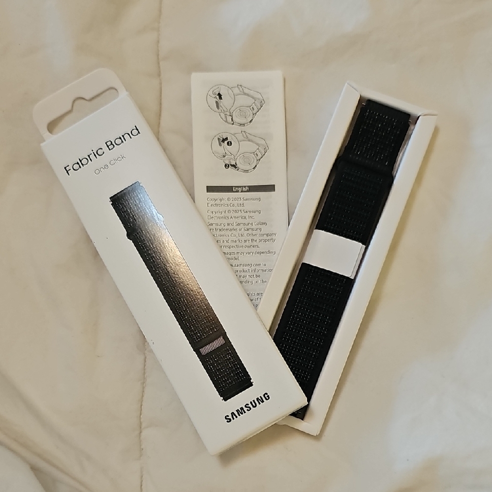 Samsung Black Fabric Watch 6 Band